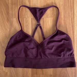 ❤️ Victoria’s Secret Burgundy Bralette Sports Bra Size Small